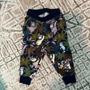 Little Sleepies Where The Wild Things Are Sweatpants, 3-6M barely worn